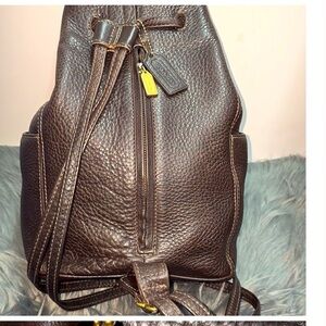 Rare Vintage 1996 Sonoma Brown Coach Backpack. is built to last a lifetime.